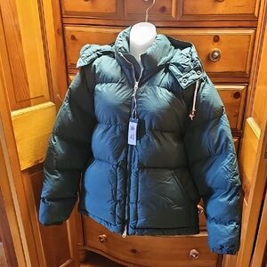 Alpine Design Men's Green Puffer Jacket
